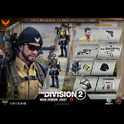 Агент Брайан Джонсон, The Division 2 (делюкс версия) - Коллекционная ФИГУРКА 1/6 Ubisoft The Division 2 Agent “Brian Johnson Deluxe Version (SSG-005) - SOLDIER STORY