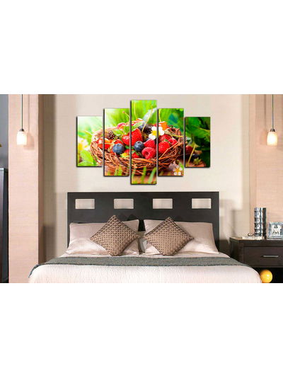 Модульная картина &quot;Лесные ягоды&quot;