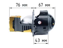 Билед модули Aozoom A20 2024 3.0 дюйма, 2 чипа, 5500K, 12V, 53W/70W, крепление 3R (комплект, 2шт)