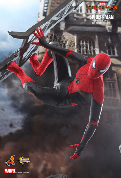 1 6 scale SPIDER MAN FAR FROM HOME Peter Parker Tom Holland MMS542 Hot Toys