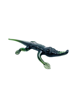 Стеклянная фигурка "Крокодил"-2