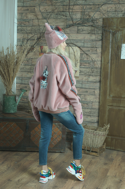 Куртка автоледи из эко меха модель 123