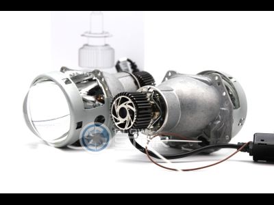 Комплект Hella 3R (5R) H7 с Led лампами H7, M9 3D LED360 35W, 5500K - 6000K