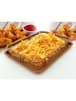 Сетка-корзинка для духовки, фритюра и барбекю Crispy Tray оптом