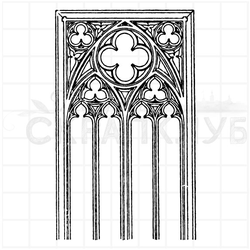 Штамп витражное окно