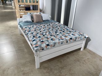 Кровать ВИКИ  двуспальная 140х200 см (белая)
