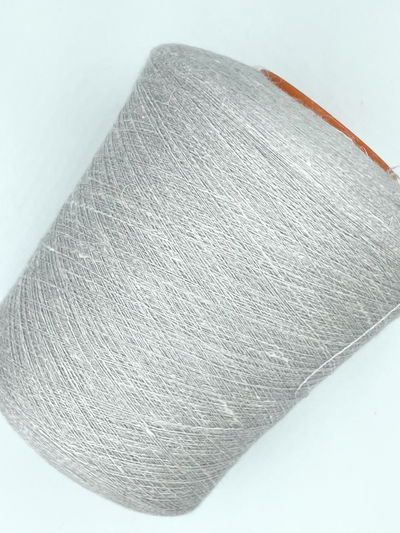 Filati Biagioli Modesto art. GINKO (филати биаджиоли модесто арт. гинко), состав: 46% WS кашемир, 27% SETA шёлк, 27% LINO лён, Nm. 2150 м в 100 гр. жемчужный серый