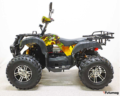 Квадроцикл GreenCamel Sahara AWD 4*4 (60V 2*2kW R10 alum Дифференциал) зеленый