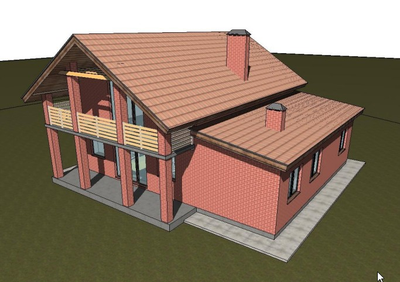 Двухэтажный дом с четырьмя спальнями 182м² (S39)