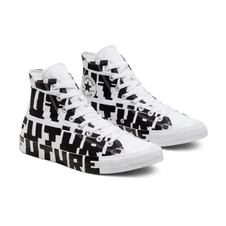 Кеды Converse Chuck Taylor Create Future  высокие черно-белые