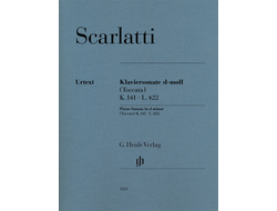 Scarlatti Domenico. Piano Sonata d minor (Toccata) K. 141, L. 422