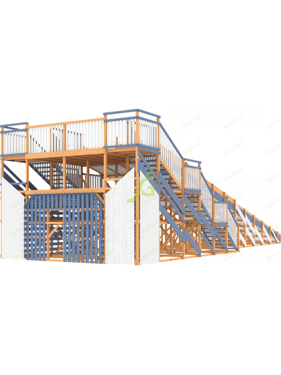 Зимняя горка IgraGrad Snow Fox, скат 18 м мод.2