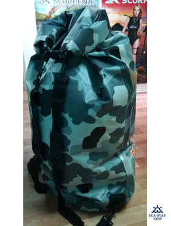 ГермоРюкзак 100л JpF c лямками серый хаки, 105х35см