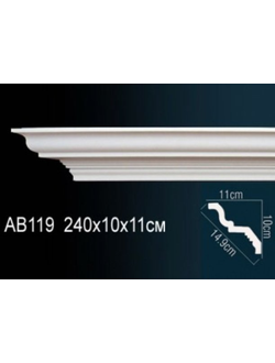 Карниз гладкий AB119