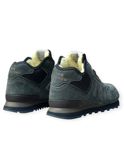 New Balance 574 Grey Moss С Мехом