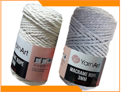 Macrame Rope 3 мм (хлопковый шнур)