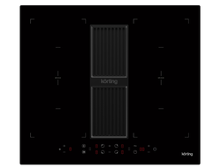 Индукционная варочная панель с интегрированной вытяжкой Korting HIBH 68980 NB