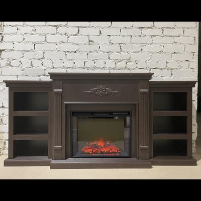 Электрокамин Брукс LUX BL с очагом Sparta 25.5 LED