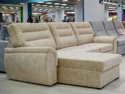 Диван угловой Валенсия (дельфин+оттоманка)