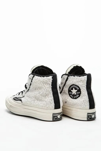 Зимние кеды Converse Chuck 70 Sherpa белые