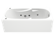 Акриловая гидромассажная ванна BAS Нептун 170х70