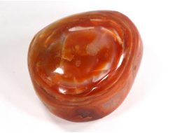 Сердолик, сардоникс, кварц, полировка, Индия (58*49*32 мм, 159 г) №28990