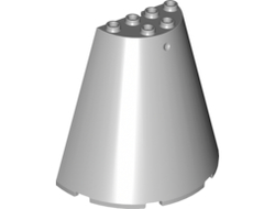 Cone Half 8 x 4 x 6, Light Bluish Gray (47543 / 4215345 / 4629798 / 6276081)