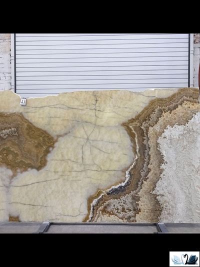 Керамогранит FMAX Hazelnut glossy 90x180 см бежевый, ваниль