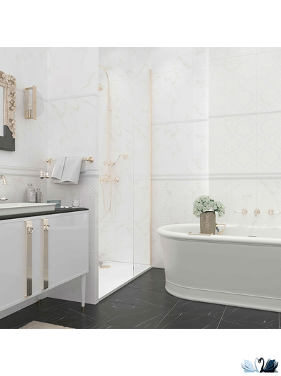 xПлитка Creto Forza Calacatta White Wall 01 25 х 60 см настенная