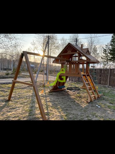 Детская площадка IgraGrad Крепость Фани с рукоходом (Дерево)