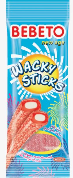 Мармелад bebeto кислые карандаши, 75 гр