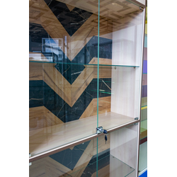 (TSV 30) Витрина пристенная с подиумом