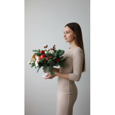 Новогодняя композиция № 1116