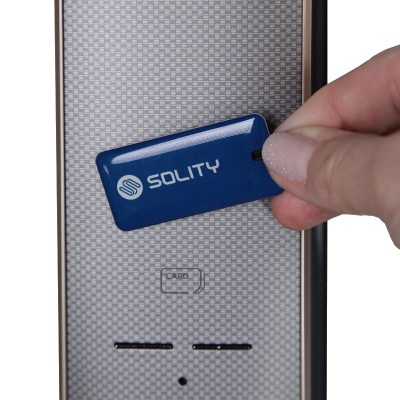 Электронный дверной замок Solity GP-4000BK DARK SILVER с отпечатком пальца