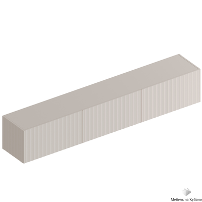 Тефия тумба ТВ  подвесная 2000х350х350 Тефия / Софт Сантьяго