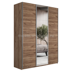 ЕН055 Шкаф-купе "Прайм-2" с зеркалом (1800). Размер: 1800х2300х570.