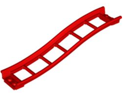 Train, Track Roller Coaster Ramp Small, 3 Bricks Elevation, Red (34738 / 6229098)