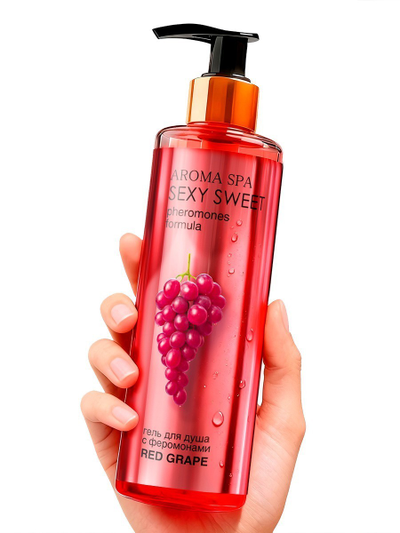 LB-16140 Гель для душа с феромонами Red Grape 200 мл