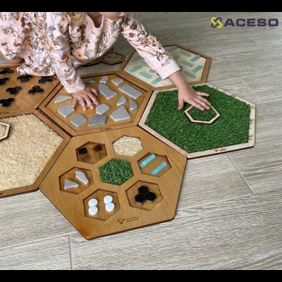 «Травка» – Элемент тактильной дорожки «Соты»