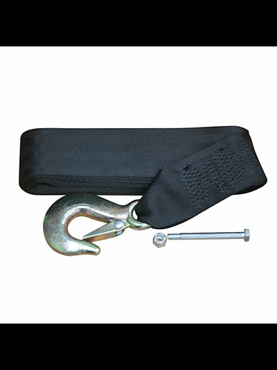 Стропа с крюком, для трейлерной лебёдки, 5 см х 6 м