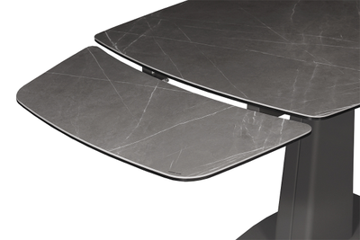 Colombo антрацит/керамика серый камень 120(+30+30)х85