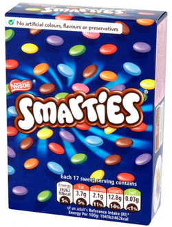 Драже Smarties Box 120гр (18 шт.)