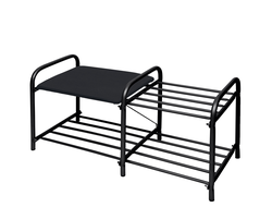 Этажерка "Люкс" ЭТЛ1-1, цвет черный/матовый черный