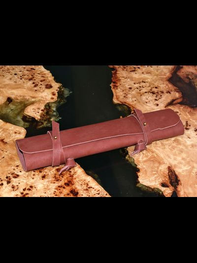 Нож ручной работы Gyuto Y82 / сталь D2 / карельская береза / натуральный цвет