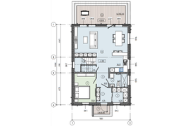 Планировка 1 этажа Вариант 2