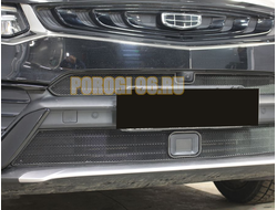 Защита радиатора Geely Tugella 2020- black низ
