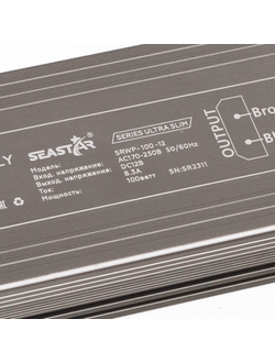 Блок питания 100W 12V IP67 Compact (12V/8.3A/100W) (SEASTAR/IP67 металл/2 года)