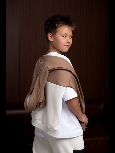 Худи с капюшоном колорблок