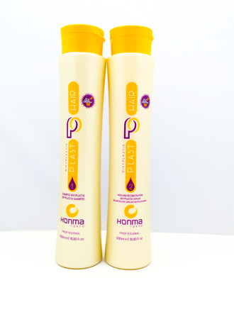 Набор Honma Tokyo Plast Hair Bixyplastia для выпрямления и восстановления волос 500/500 мл