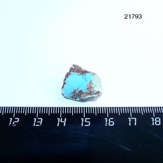 Бирюза натуральная (необработанная) Казахстан арт.21793: 2,7г - 18*15*8мм